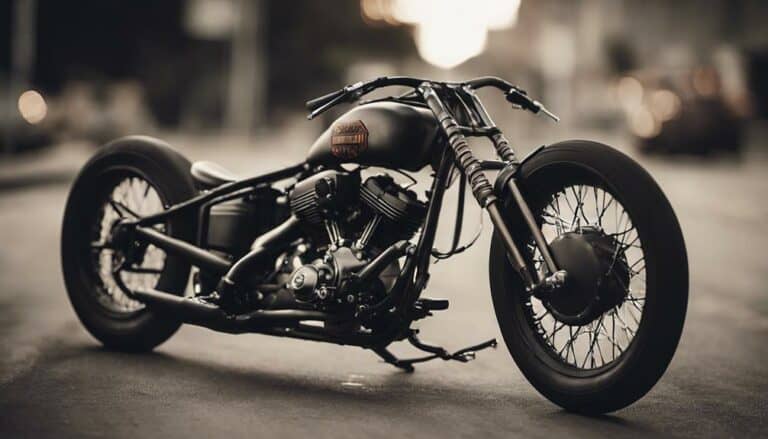 customized harley davidson motorcycle