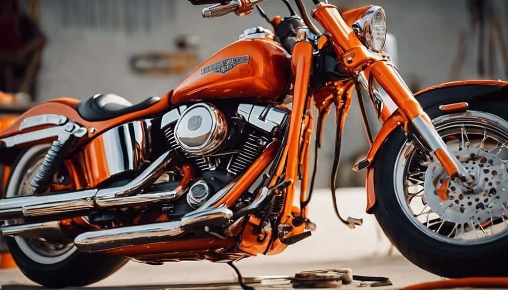 How To Make Harley Davidson Orange | Iron Horse Rebels