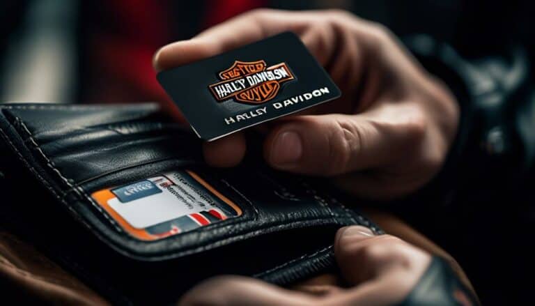 harley davidson credit card availability