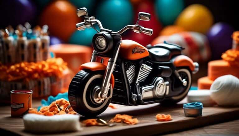 harley davidson diaper cake