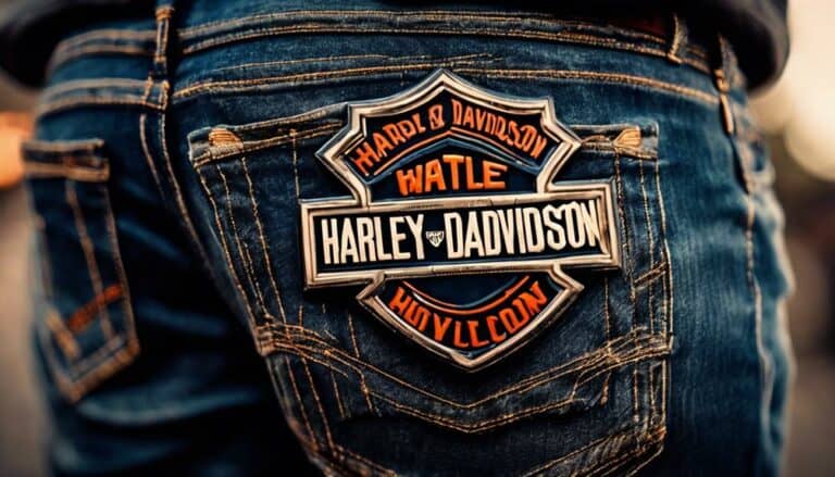 harley davidson jeans sizing