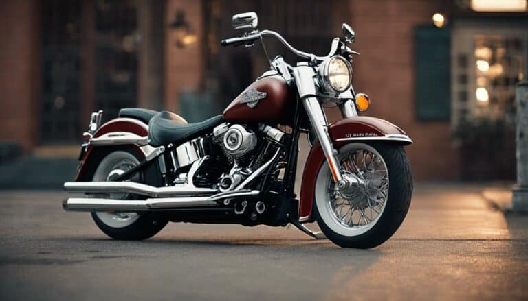 harley davidson softail weight