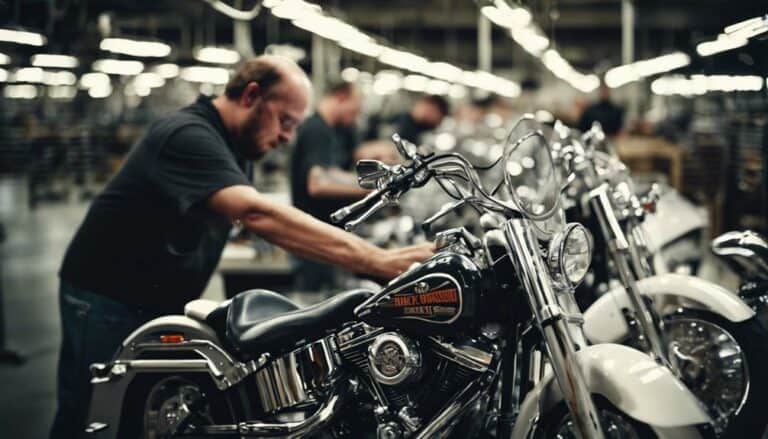 harley davidson softtails production