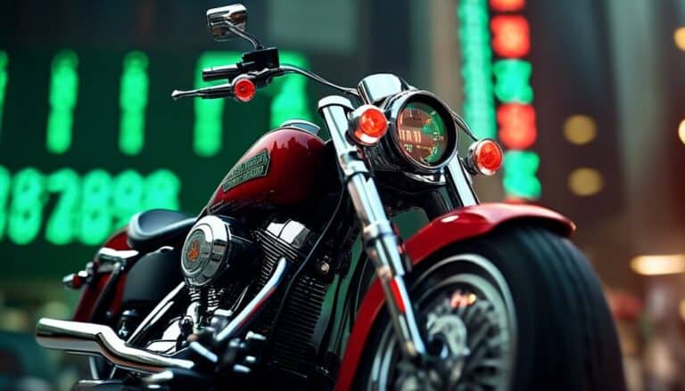 harley davidson stock valuation