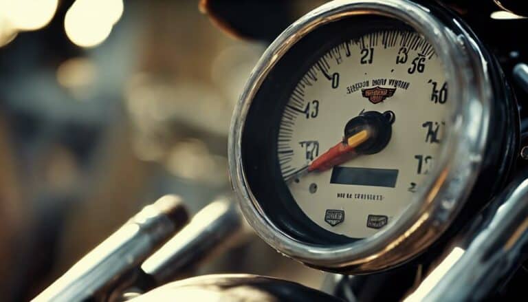 harley deuce speedometer light