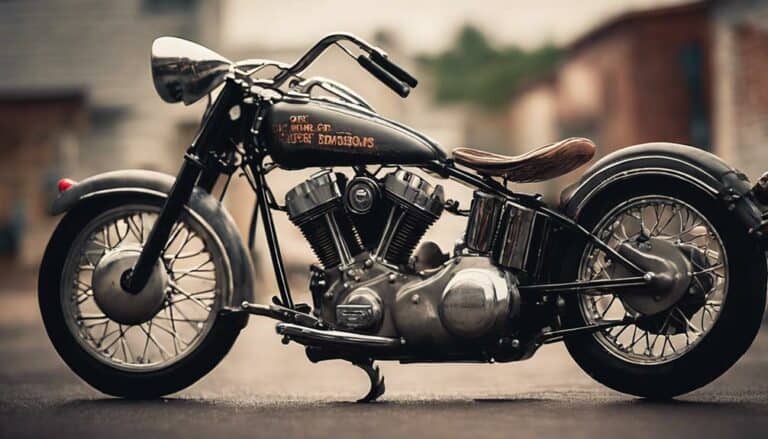 historic harley davidson motorcycle