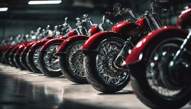 limited edition red motorcycles