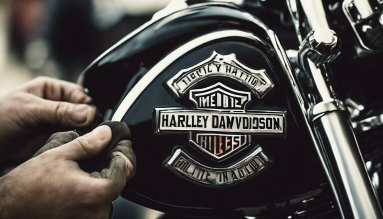 reattaching harley davidson emblems