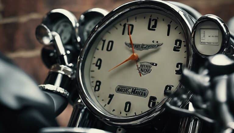 setting clock on harley