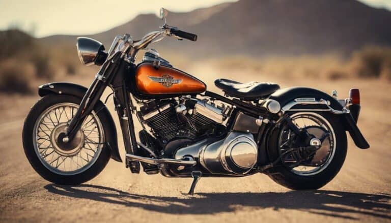 vintage harley davidson motorcycle